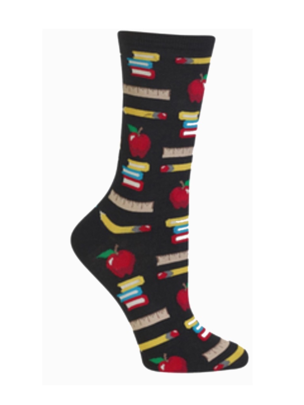 School Supplies Socks for Women by HotSox - Black